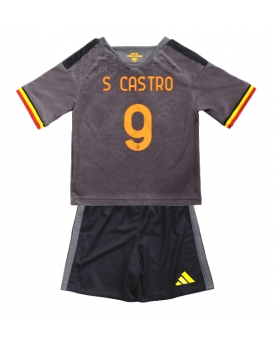 AS Roma Santiago Castro #9 Maglia Gara Terza Repliche 2026-27 Bambino Maniche Corte